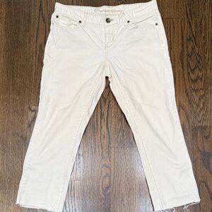 GAP Women's Off-White Skinny Jeans